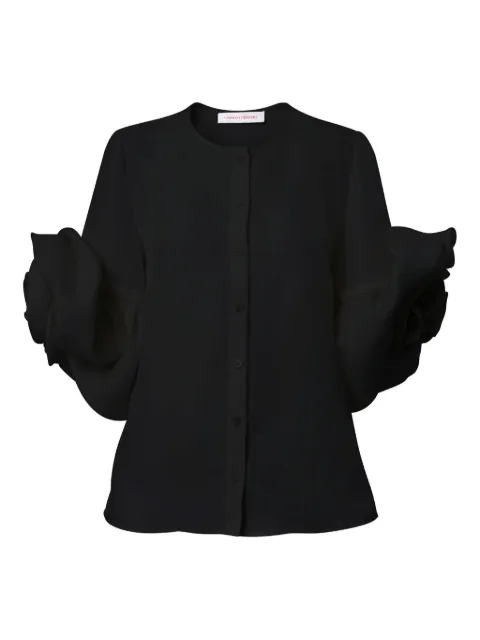 Carolina Herrera blusa Rosettes Gazar