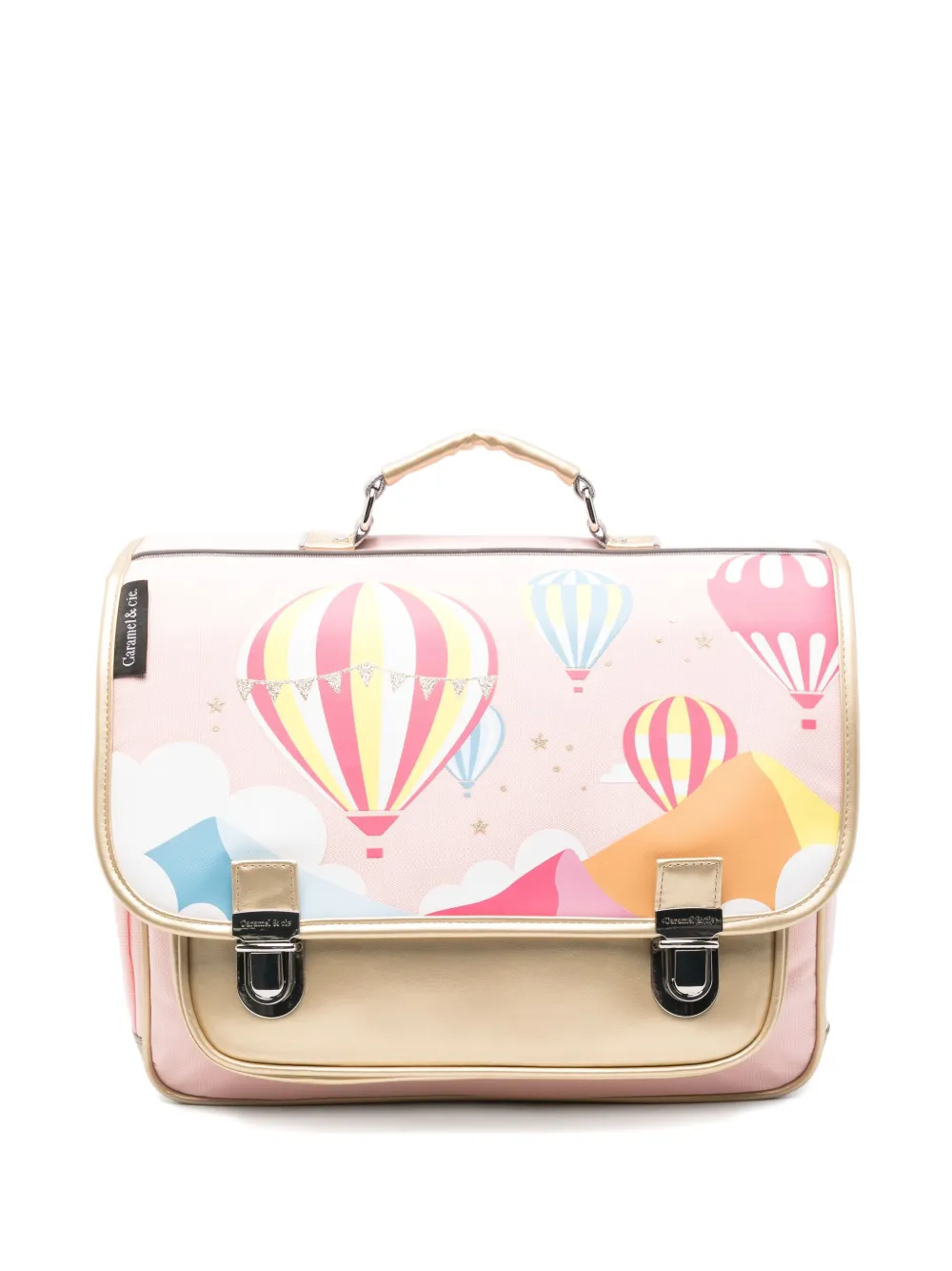 Caramel balloon-print backpack | Pink | Image 1