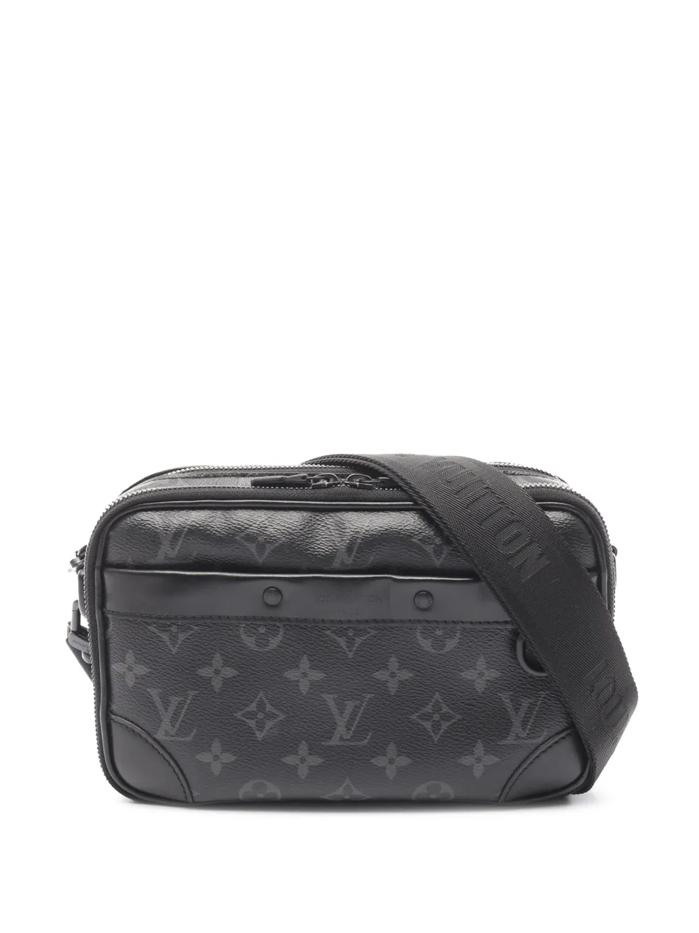Louis Vuitton Pre-Owned 2021-2025 Monogram Eclipse Alpha Messenger crossbody bag | Black | Image 1