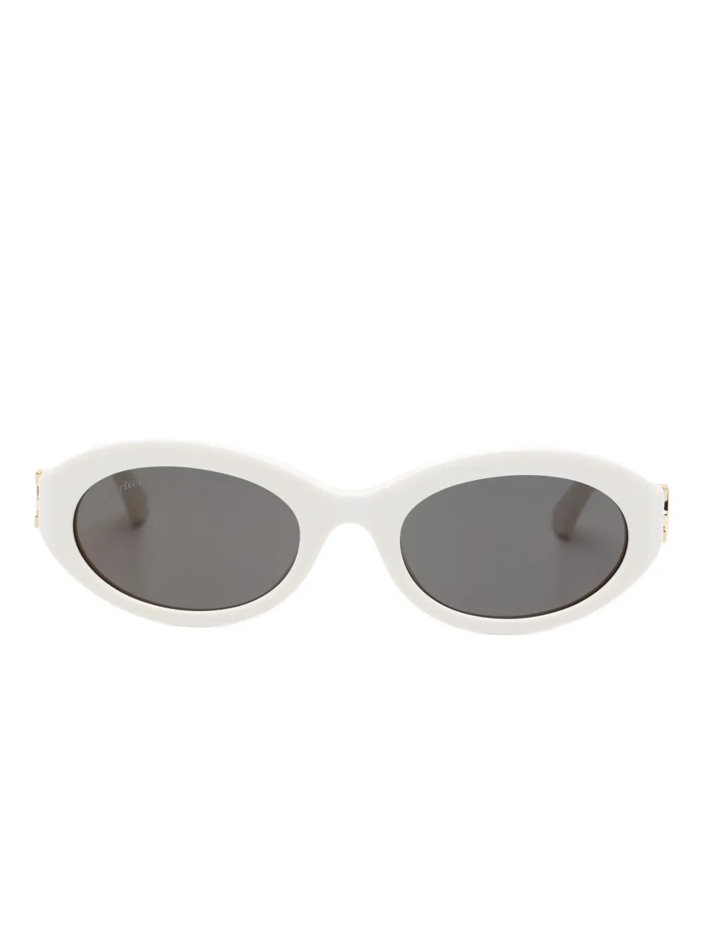Cartier Eyewear oval-frame sunglasses | blanco | Image 1