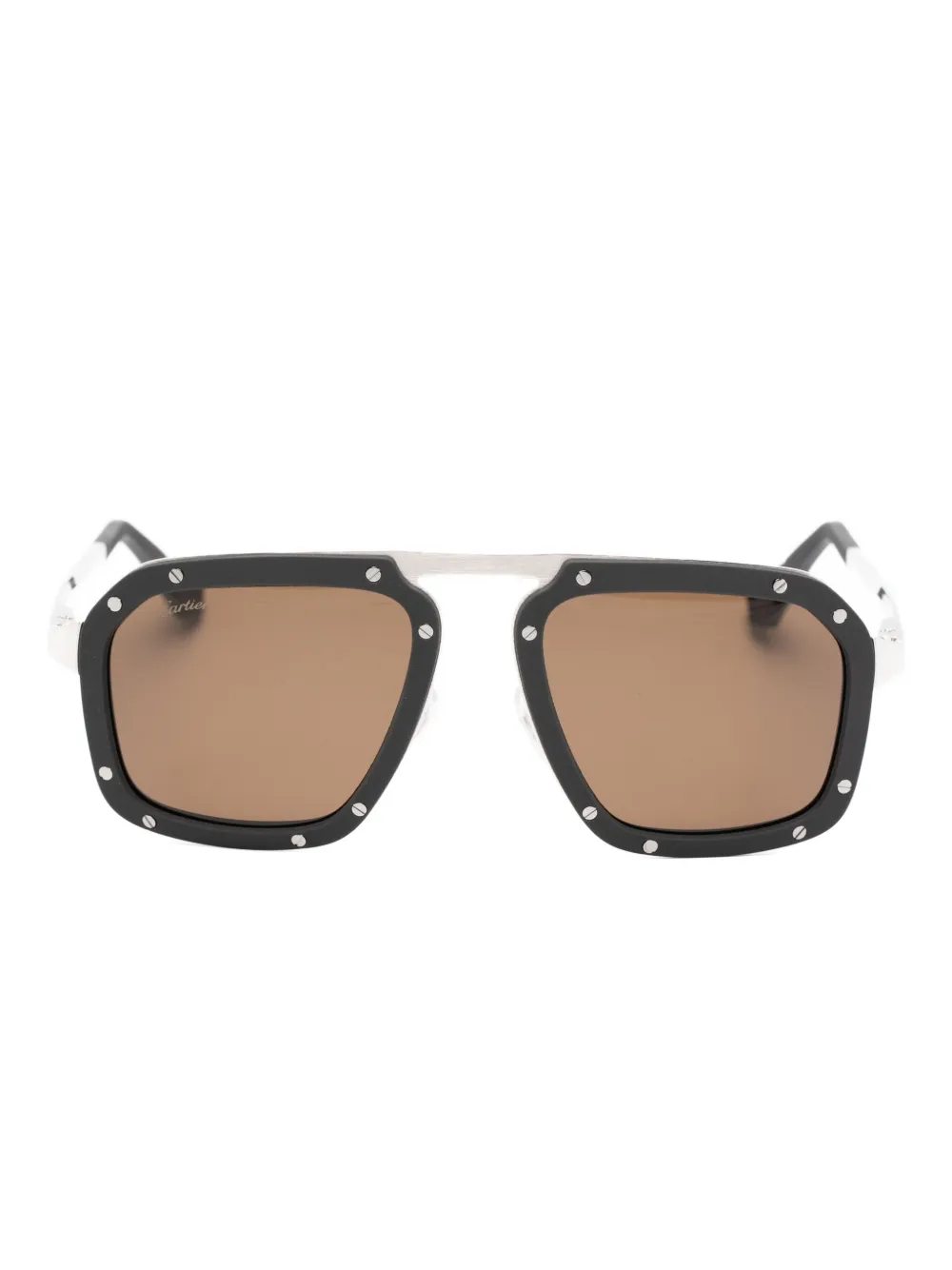 Cartier Eyewear square-frame sunglasses | negro | Image 1