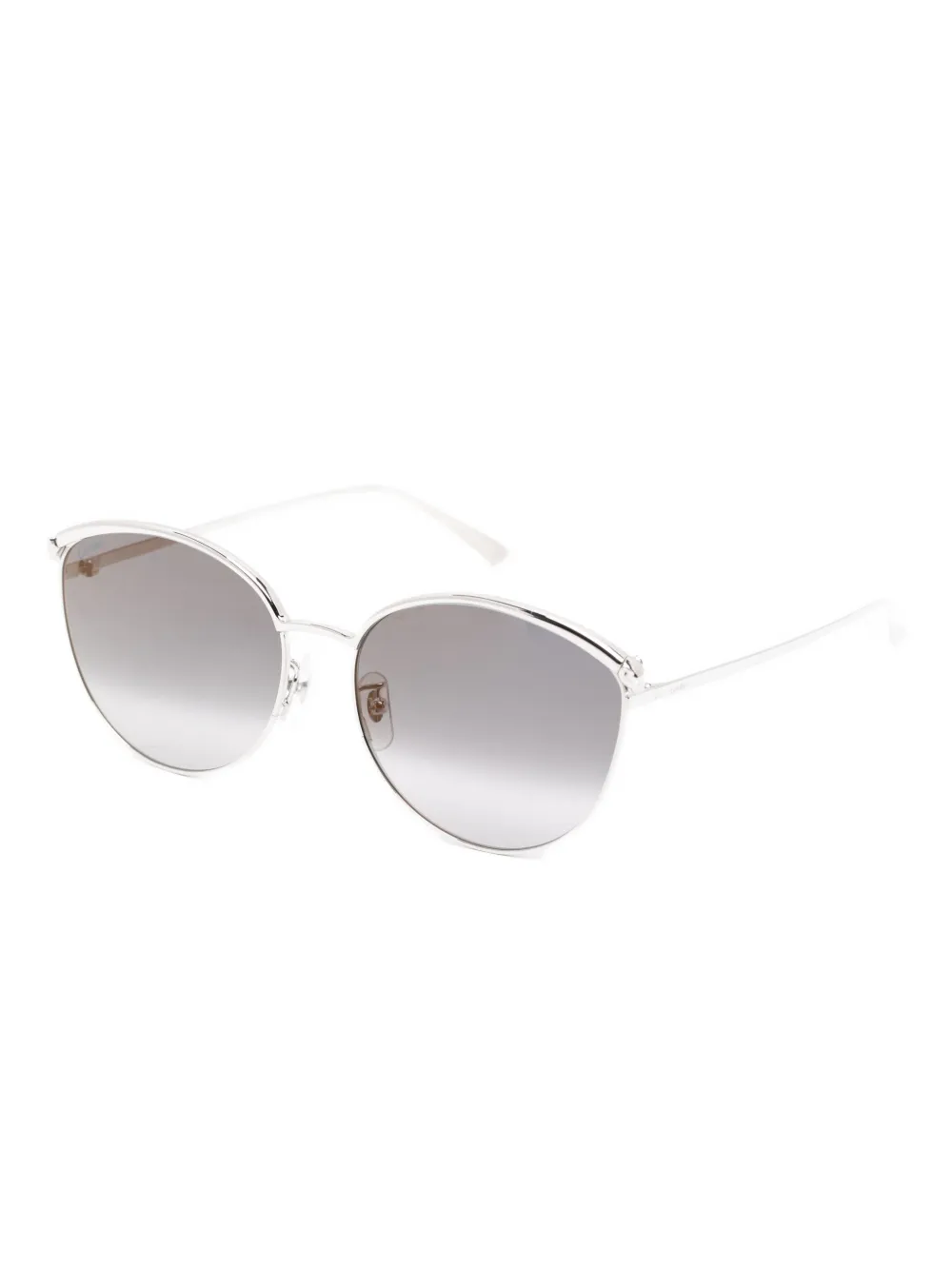 Cartier Eyewear oval-frame sunglasses - Zilver
