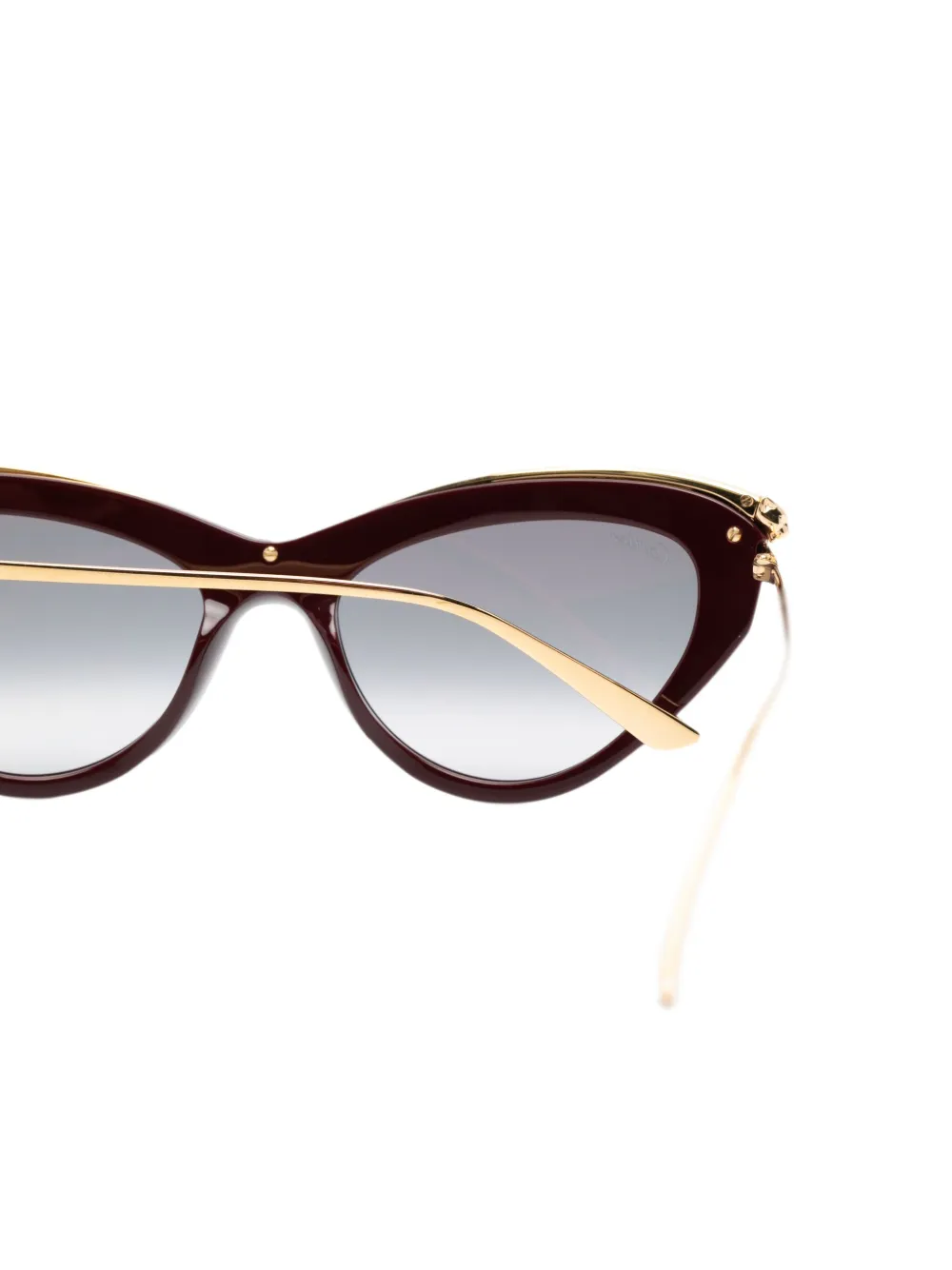 Cartier Eyewear Panthère zonnebril Paars