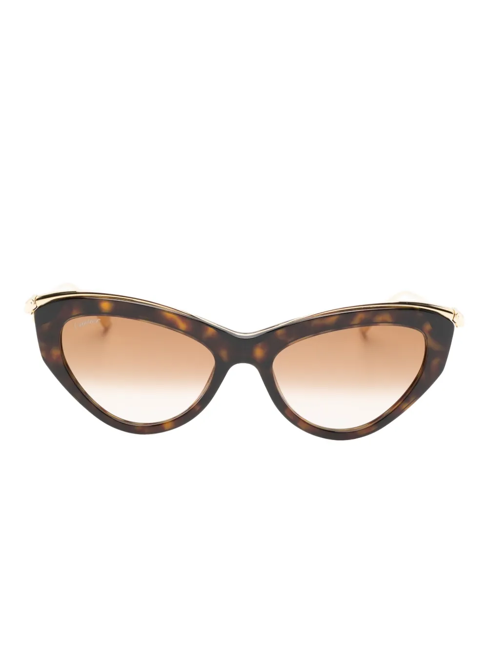 Cartier Eyewear cat-eye sunglasses - Marrone