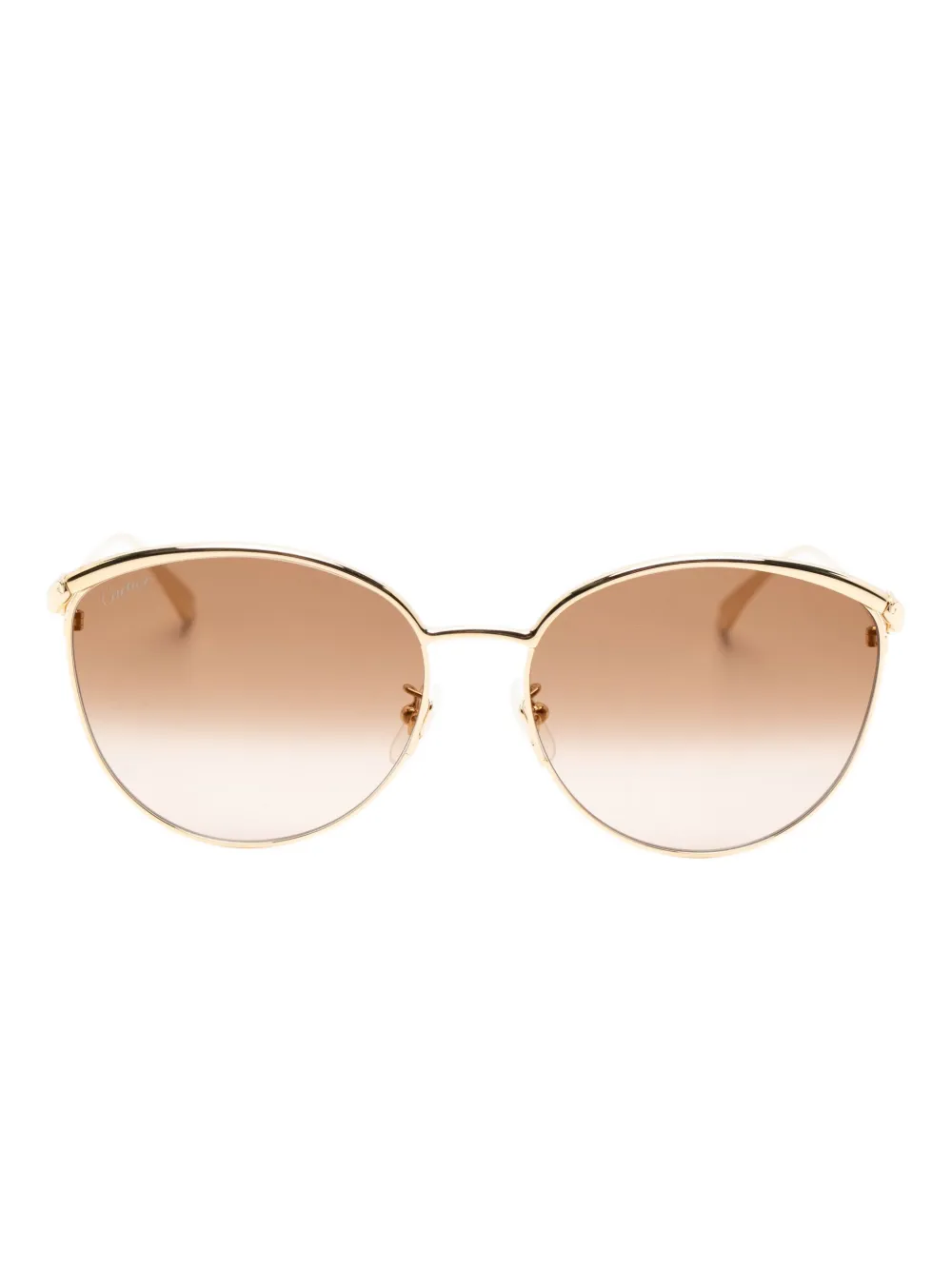 Cartier Eyewear Panthère oval-frame sunglasses | dorado | Image 1