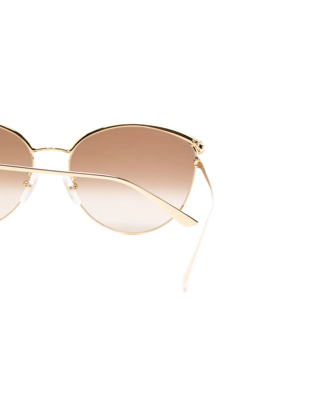 Cartier Eyewear Panthère zonnebril met ovalen montuur Goud
