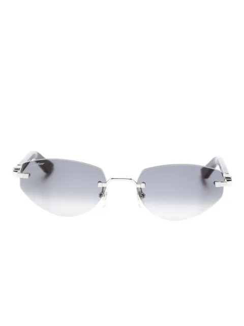 Cartier Eyewear geometric sunglasses
