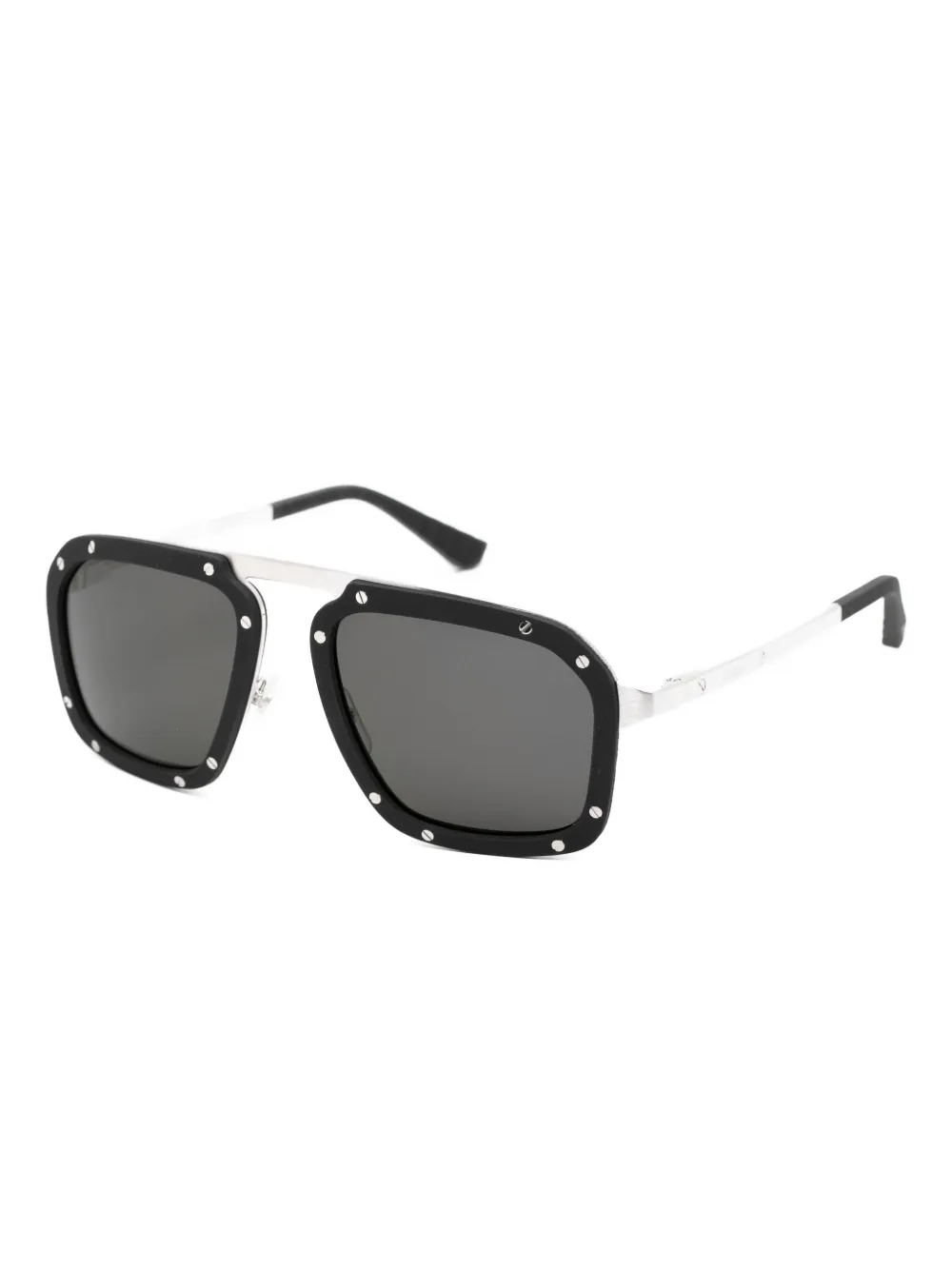 Cartier Eyewear square-frame sunglasses - Zwart