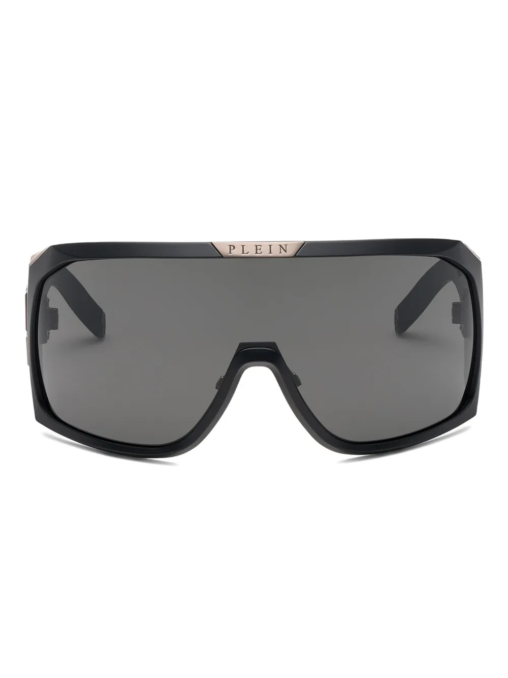 Philipp Plein Eyewear Occhiali da sole con placca logo - Nero