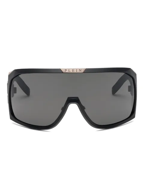 Philipp Plein Eyewear lunettes de soleil à plaque logo