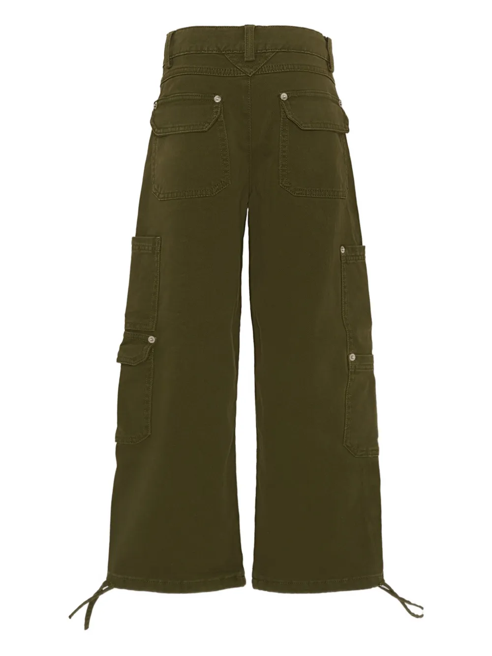 Msgm Cargo Pants In Green