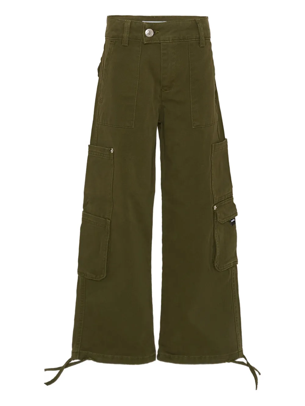Msgm Kids' Cargo Pants In Green