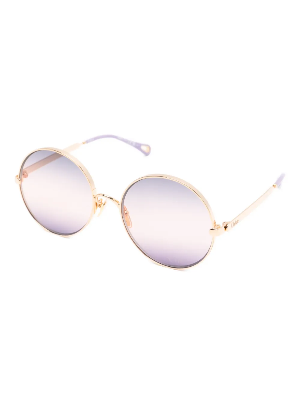 Chloé Eyewear round-frame sunglasses - Goud