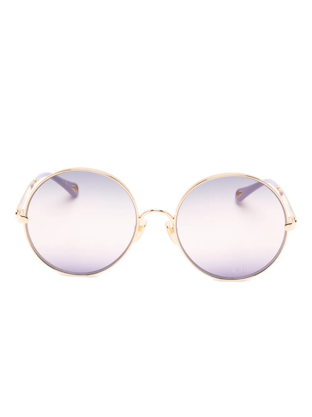 Chloé Eyewear round-frame sunglasses - Oro