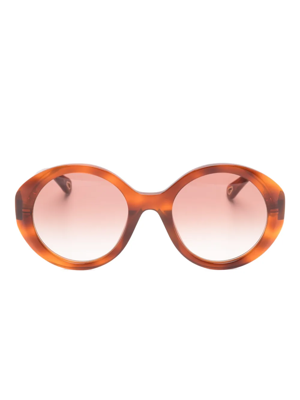 Chloé Eyewear logo sunglasses - Marrone