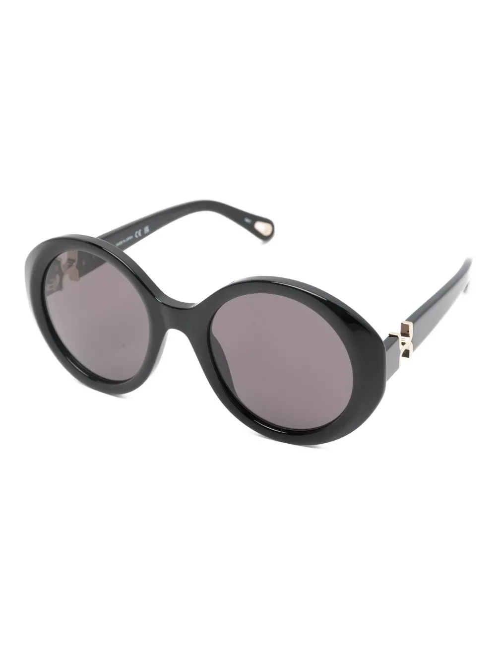 Chloé Eyewear oval-frame sunglasses - Zwart