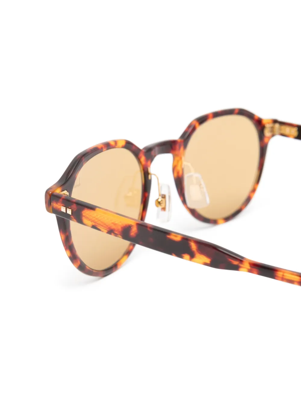  Dunhill Round-frame Sunglasses - Brown 