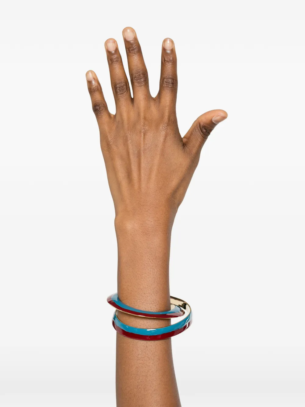  Marni Enamel Spiral Bracelet - Blue 