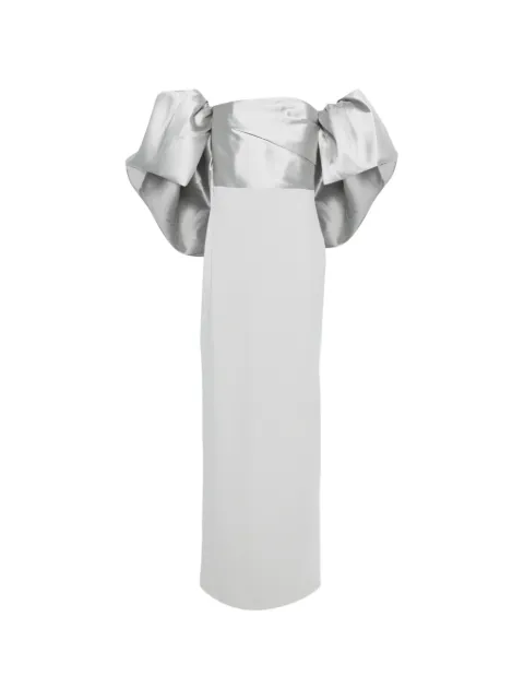 Solace London Floris draped maxi dress