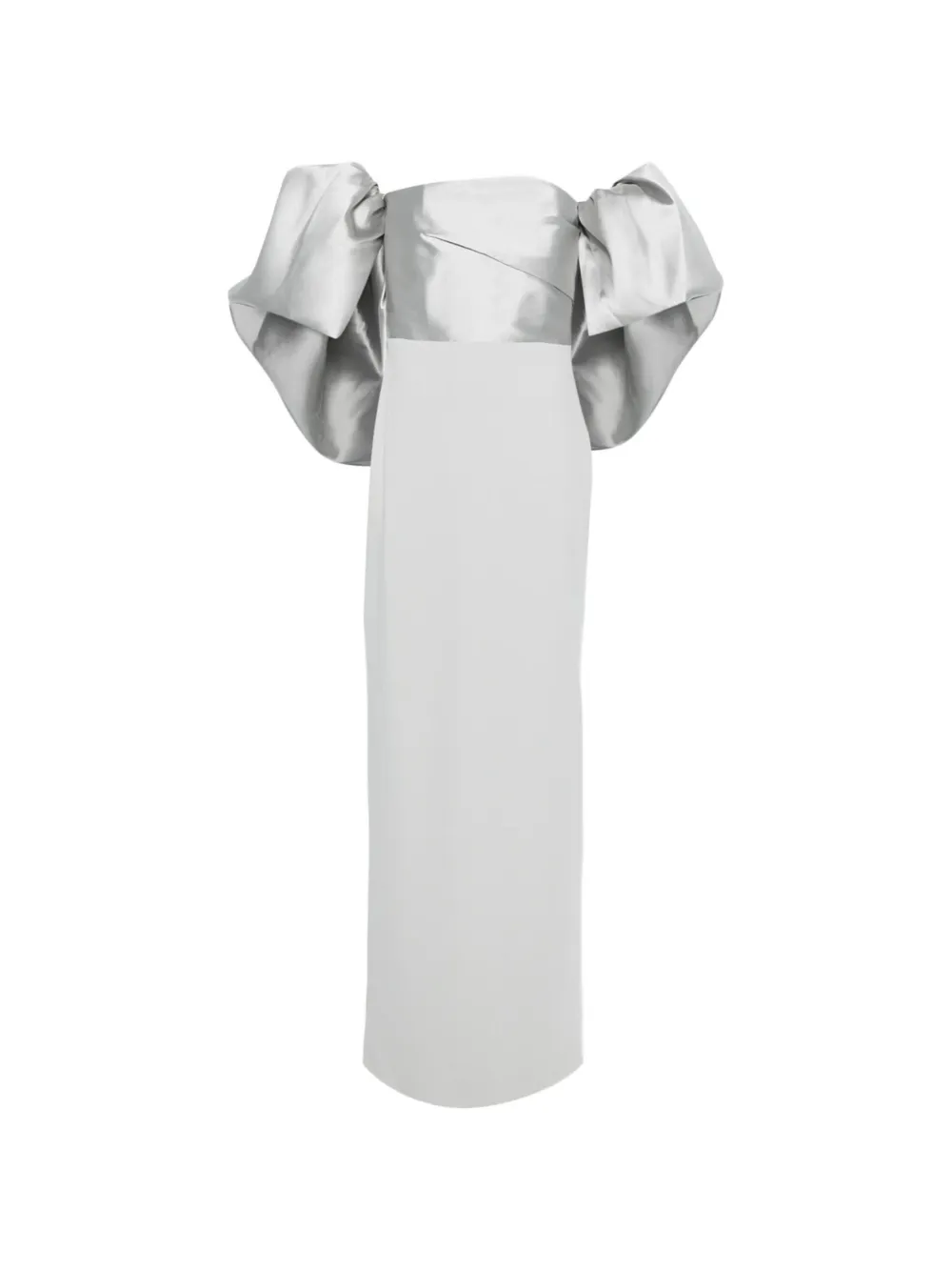 Solace London robe longue The Floris en argent - Gris Solace London robe longue The Floris en argent - Gris