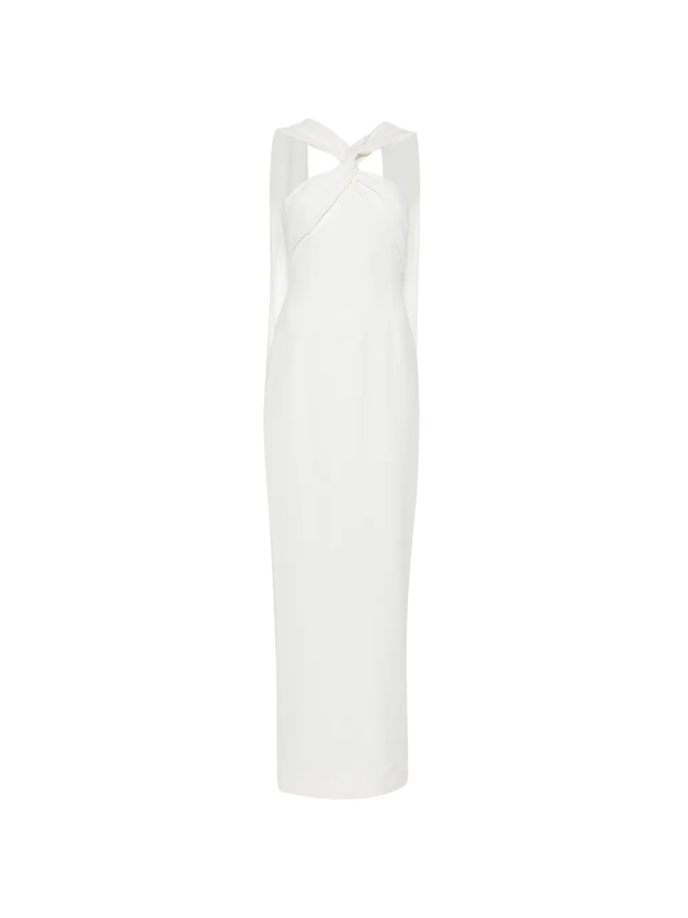 Solace London robe longue Rona à détail torsadé - Blanc Solace London robe longue Rona à détail torsadé - Blanc
