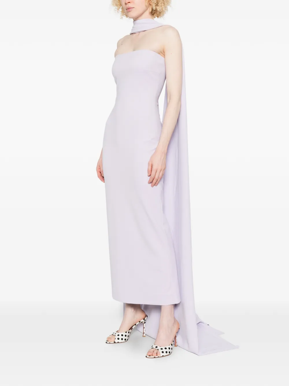 Solace London Midi-jurk Paars