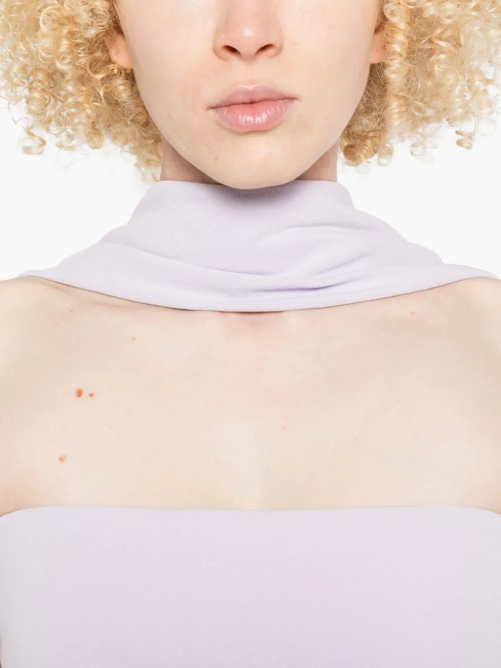 Solace London Midi-jurk Paars