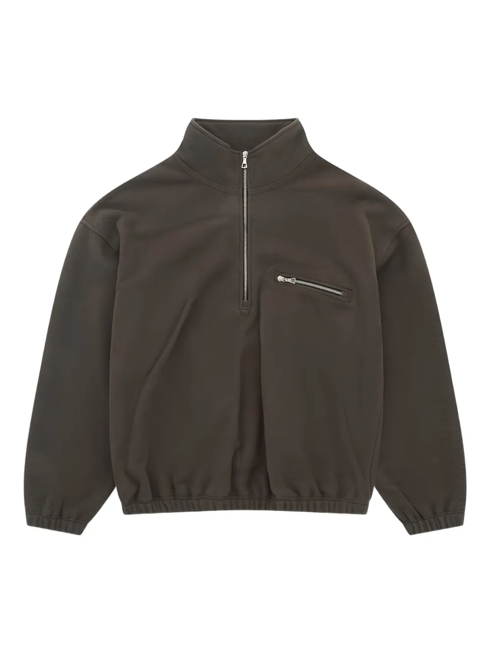 Rier sudadera con medio cierre | marrón | Image 1