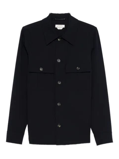 Jacob Cohën logo-patch overshirt