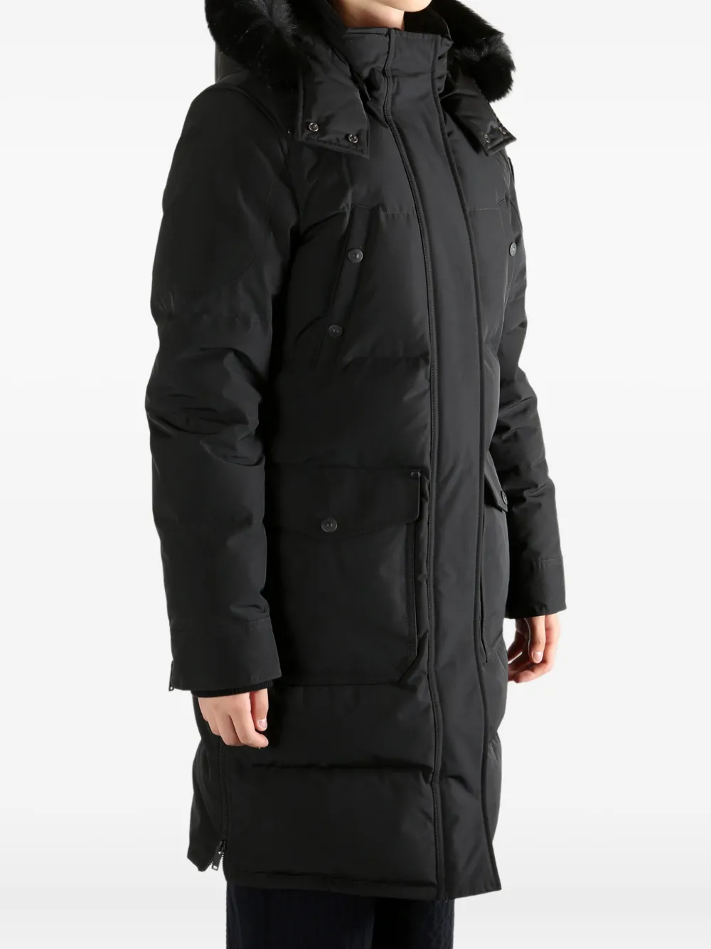 Moose Knuckles Jas met capuchon Zwart