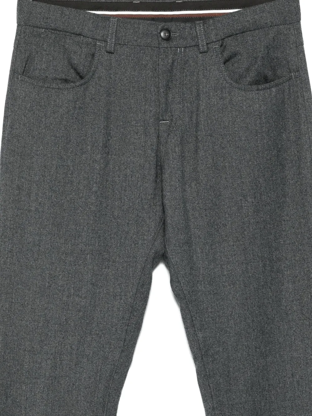  Canali Wool Trousers - Grey 