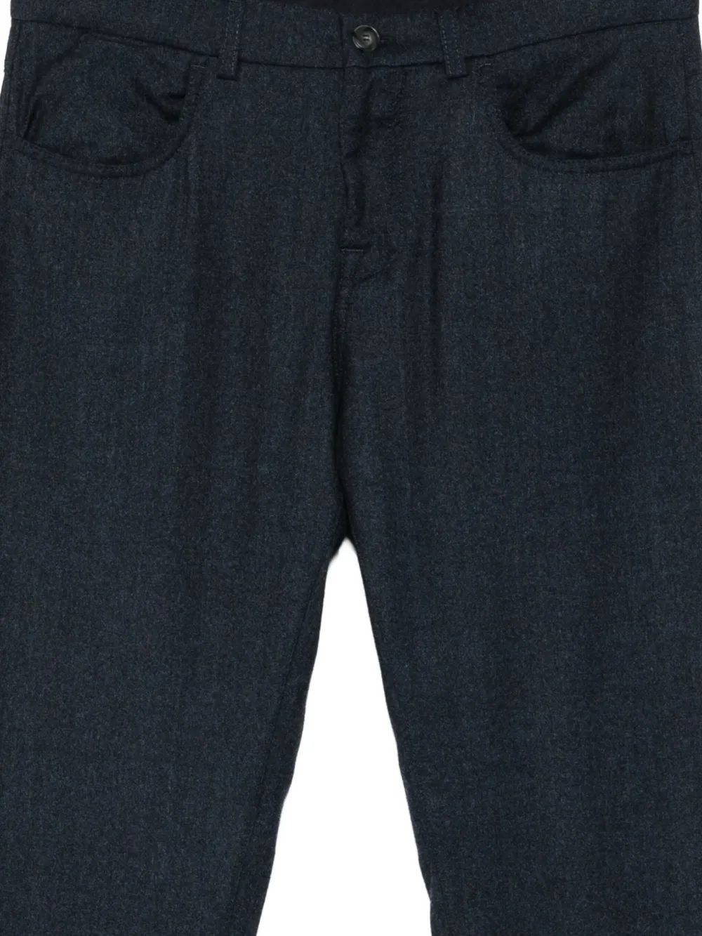 Canali Wollen broek Blauw