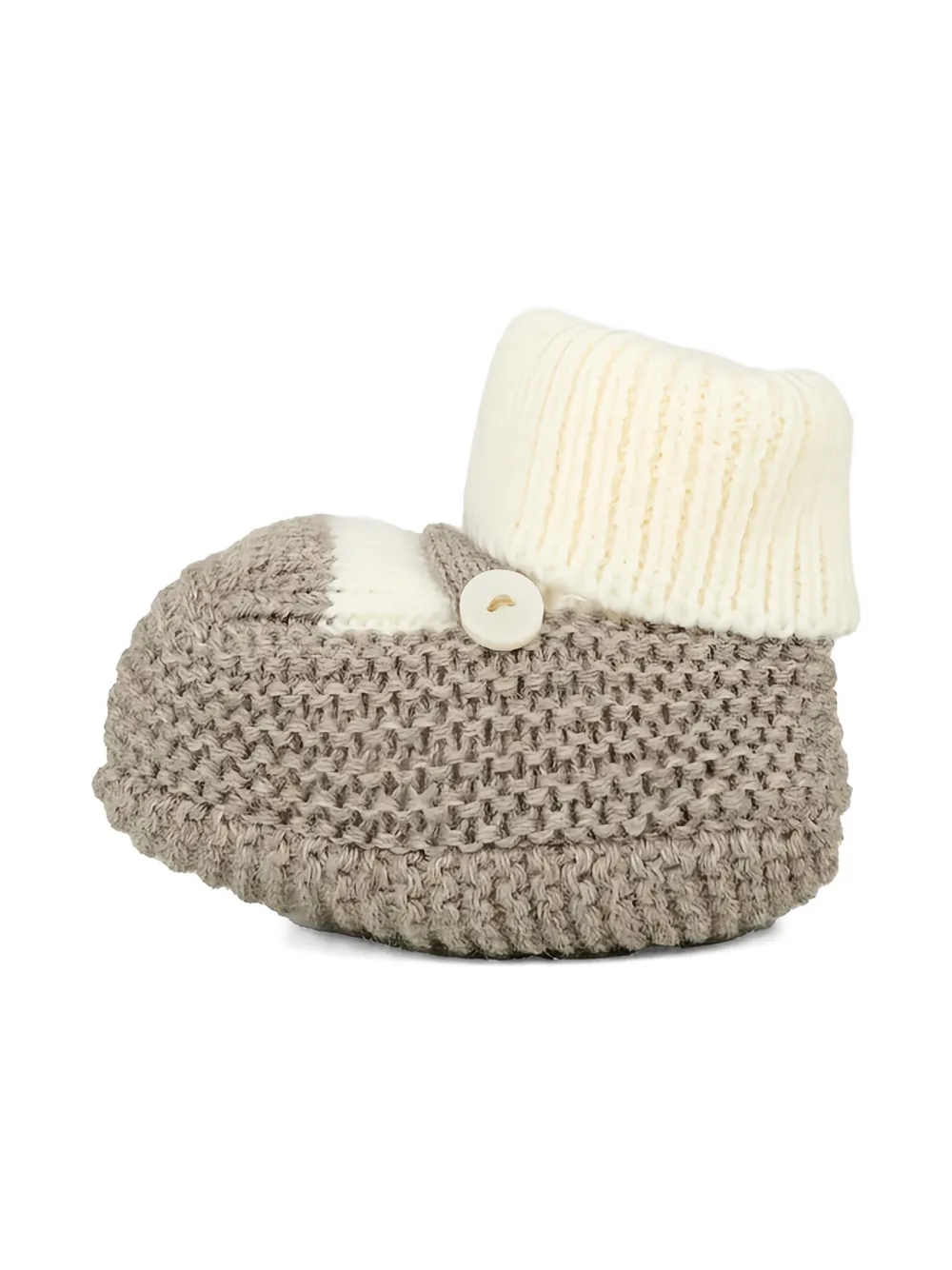 Little Bear Tweekleurige slofjes Beige