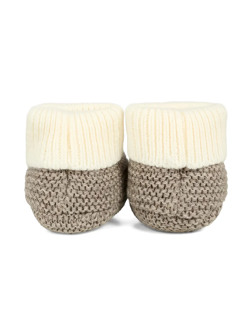 Little Bear Tweekleurige slofjes Beige