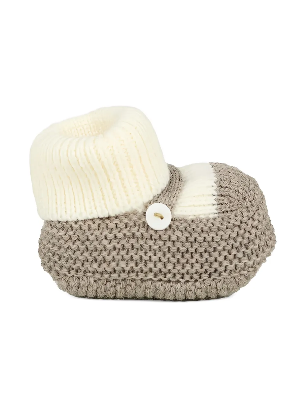 Little Bear Tweekleurige slofjes Beige