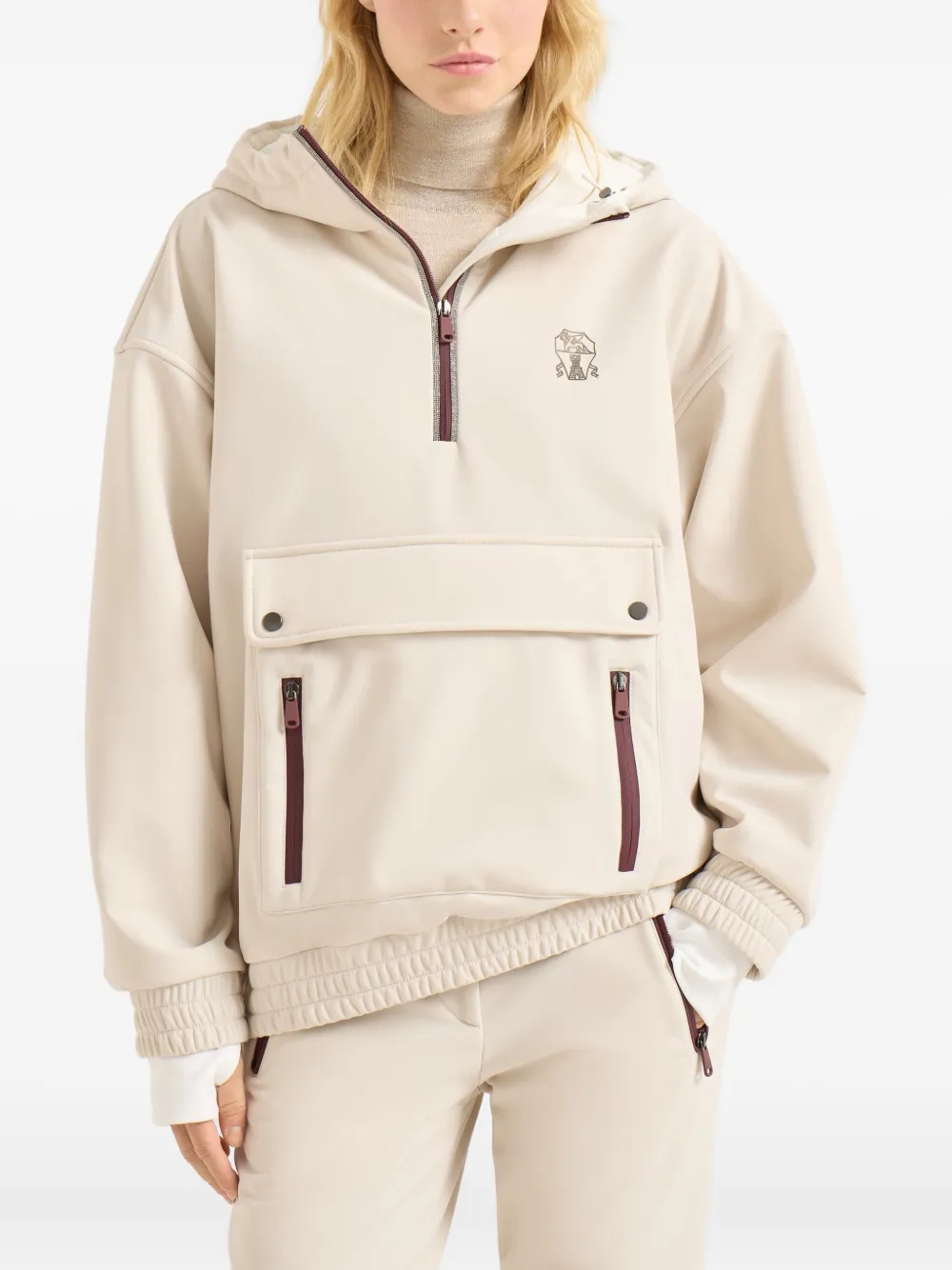 BRUNELLO CUCINELLIパーカ Brunello Cucinelli ジップ パーカー | ニュートラル | FARFETCH JP