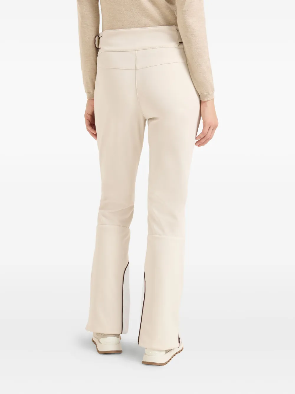 Brunello Cucinelli Belt-loops Trousers In Neutral