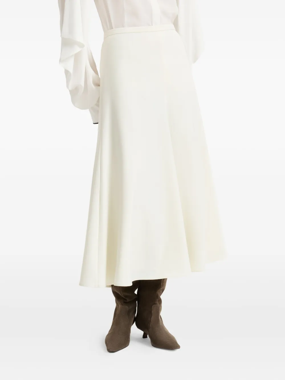 Brunello Cucinelli A-lijn midi-rok Beige