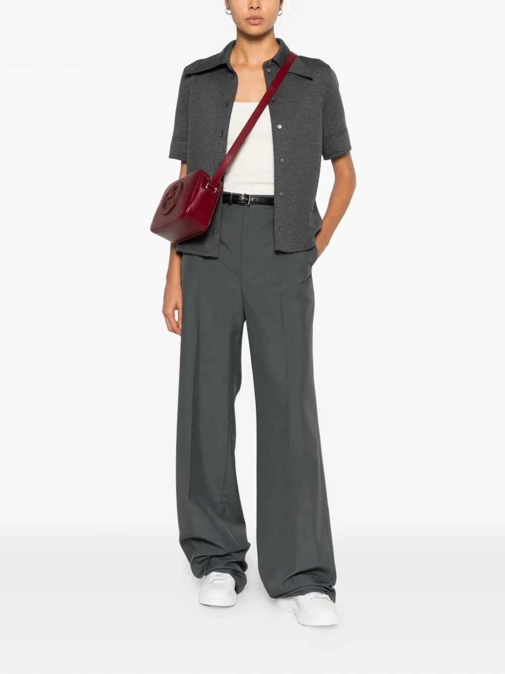 Gucci Broek met knopen Grijs
