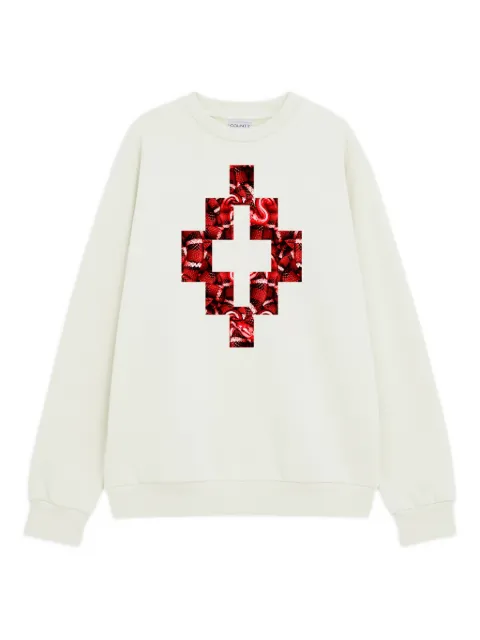 COUNTY OF MILAN pull à imprimé peau de serpent