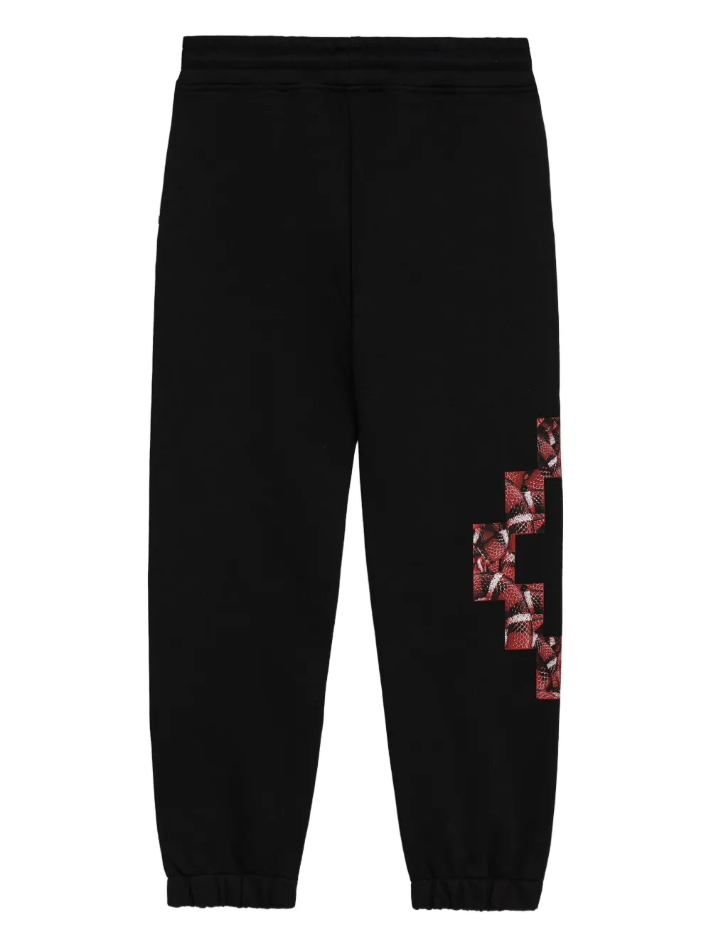 COUNTY OF MILAN geometric-print track pants - Zwart