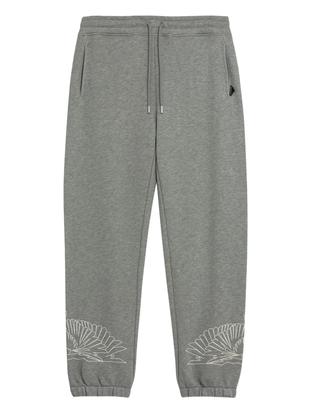 COUNTY OF MILAN graphic print track pants | Grey | Image 1