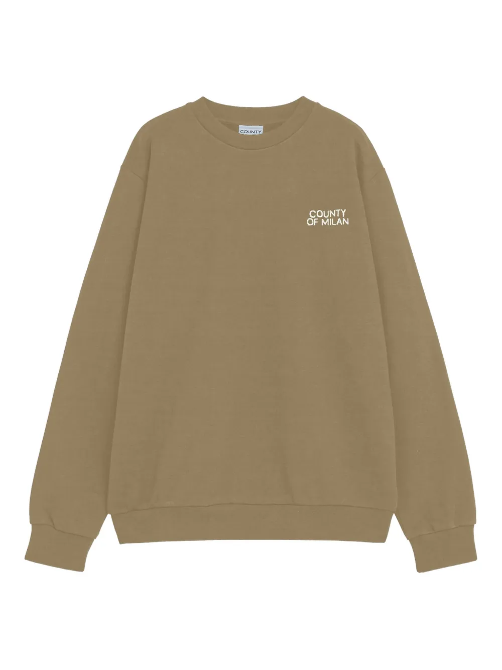 COUNTY OF MILAN logo sweatshirt - Toni neutri