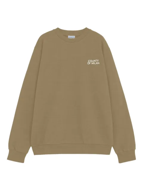 COUNTY OF MILAN logo sweatshirt