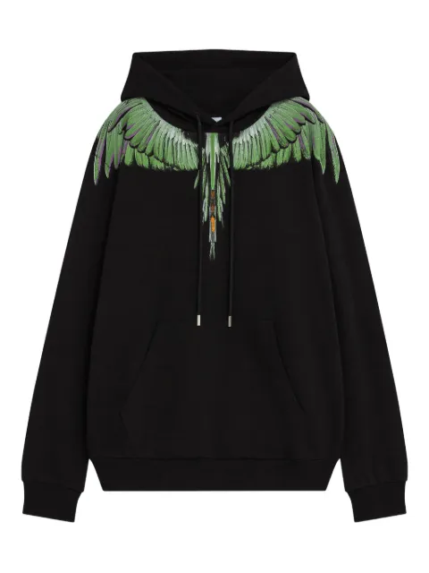 COUNTY OF MILAN wings-print hoodie