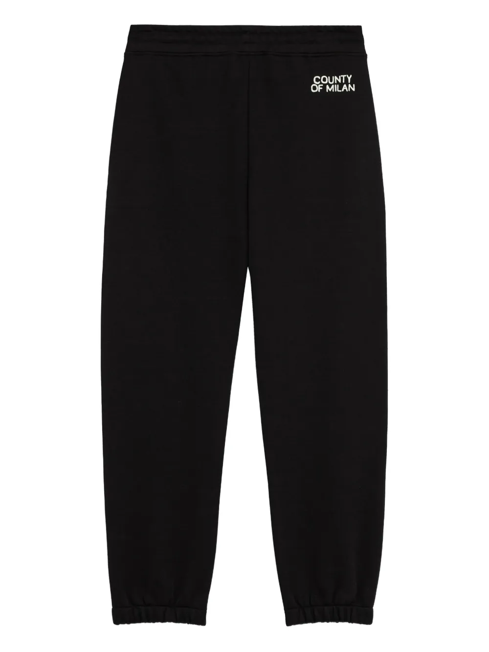 County Of Milan Drawstring-waist Track Pants In Black