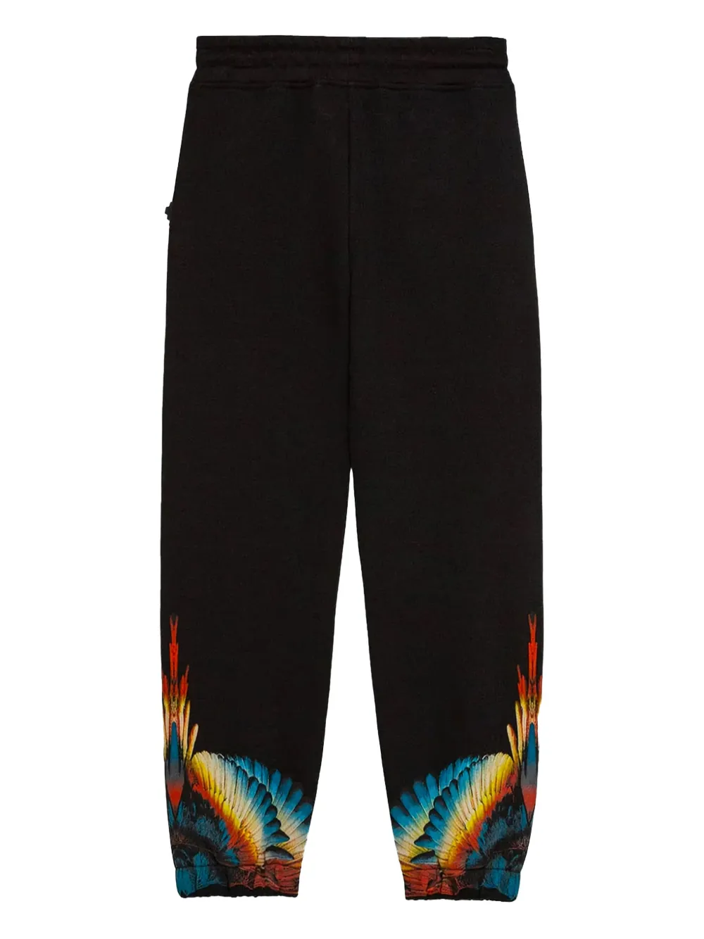COUNTY OF MILAN wings-graphic track pants - Zwart
