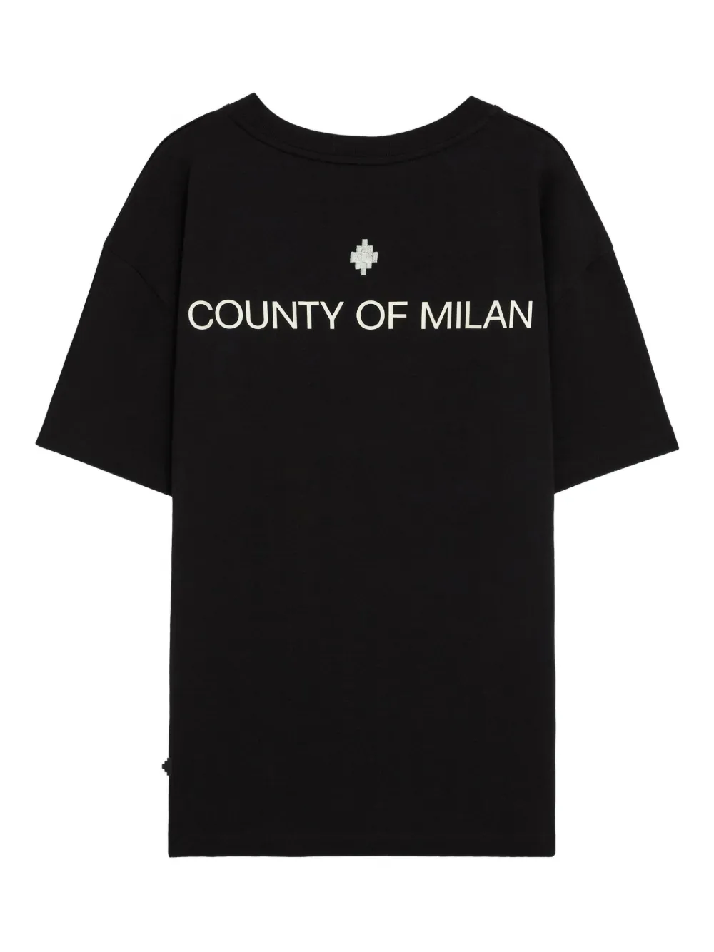County Of Milan Marcelo Burlon T-shirts And Polos Black In Black