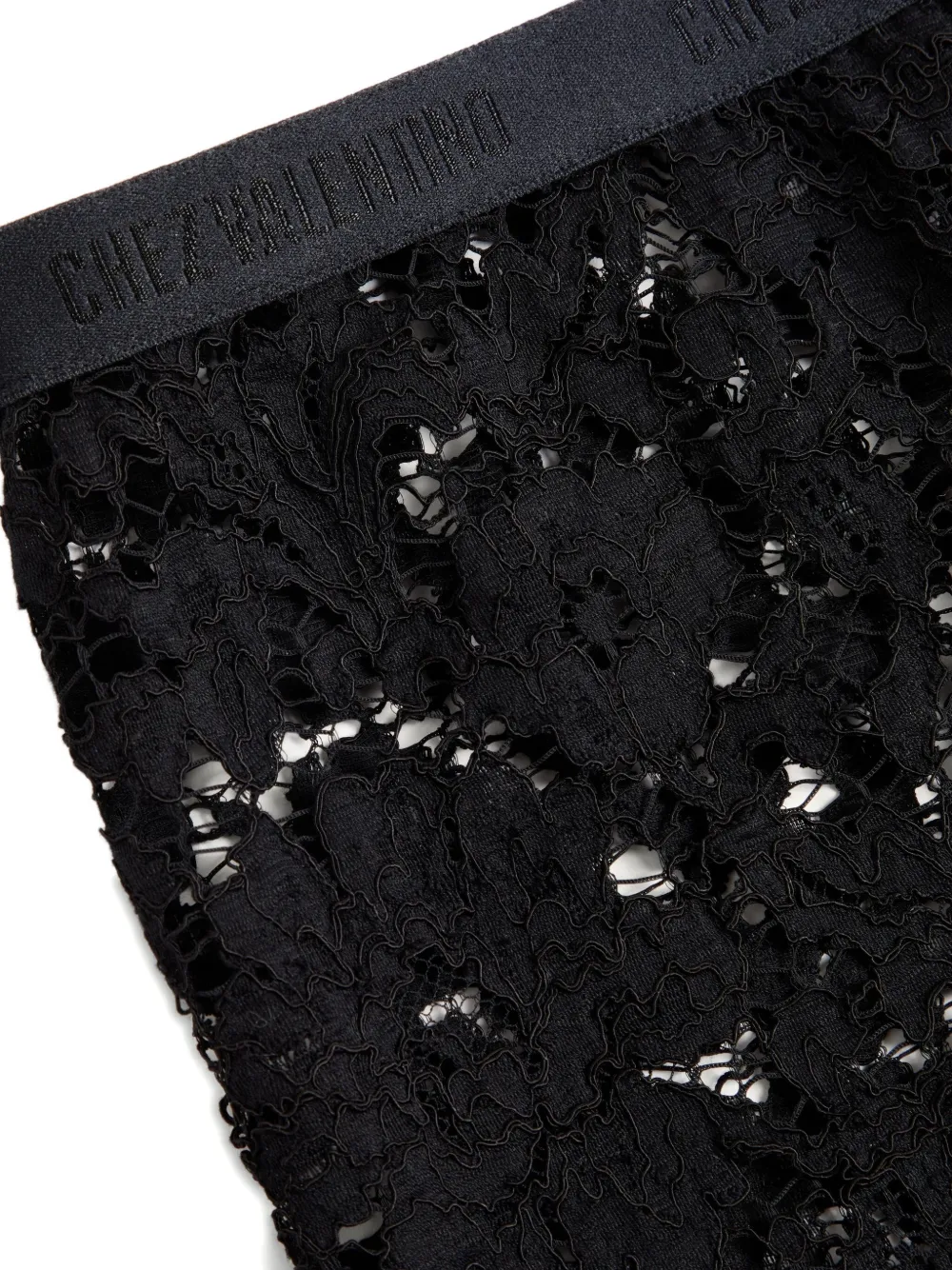 Valentino Elastic-detail Trousers In Black