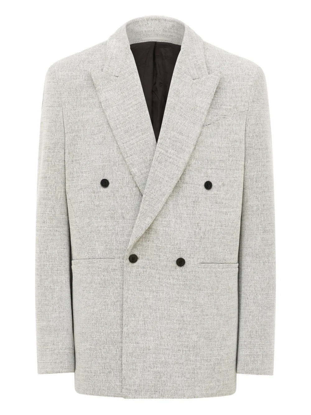 LGN  LOUIS GABRIEL NOUCHI  double-breasted jacket | Grey | Image 1
